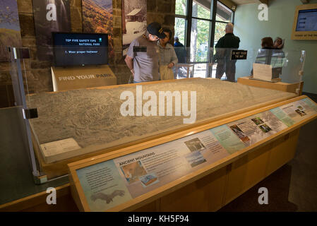 Besuch Des Great Smoky Mountains National Park. Sugarlands Visitor Center. Stockfoto