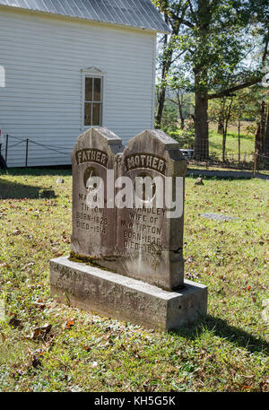 Great Smoky Mountains National Park. Cades Cove Loop Road. Stockfoto