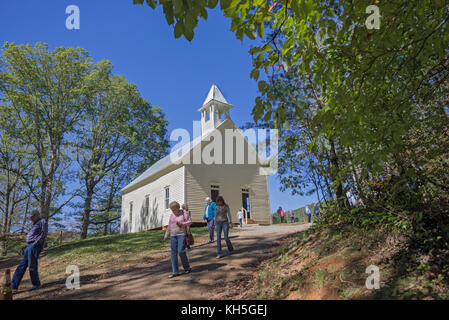 Great Smoky Mountains National Park. Cades Cove Loop Road. Stockfoto