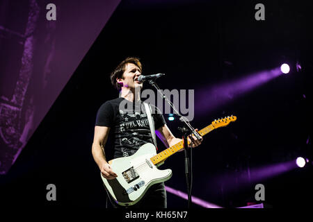 Mailand, 14. November 2017 James Blunt führt live auf der Mediolanum Forum © Roberto finizio / alamy leben Nachrichten Stockfoto