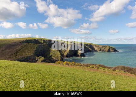 Ein Teil der rauen Kornischen Küste in der Nähe von Port Isaac, North Cornwall, Großbritannien Stockfoto