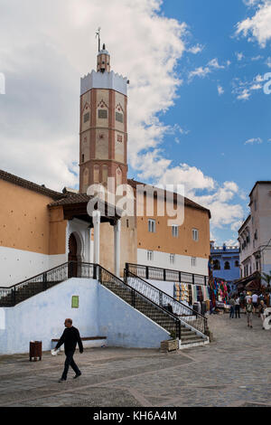 Moschee in chaouen, Marokko Stockfoto