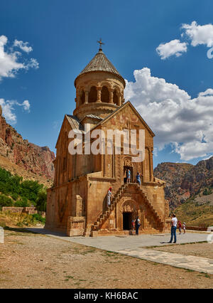 Kloster Noravank, Armenien - 02. August 2017: berühmte Kloster Noravank Sehenswürdigkeiten in Ararat Provinz Armenien Stockfoto