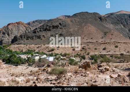 Wadi al arbeieen, Oman. Stockfoto