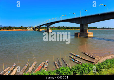 Dritte thai-laotischen Friendship Bridge, nakhonphanom Thailand Stockfoto