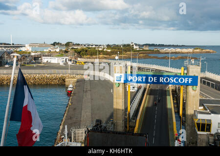 Criée de Roscoff, Quai Charles de Gaulle, 29680 Roscoff, Frankreich Stockfoto