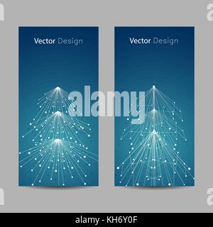 Einstellen der vertikalen Banner Stock Vektor