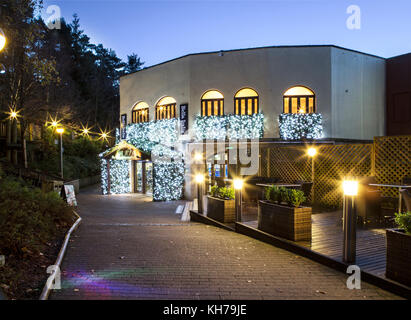 Swindon, Großbritannien - 14 November 2017: Bella Italia Restaurant in Center Parcs longleat in der Morgendämmerung Stockfoto