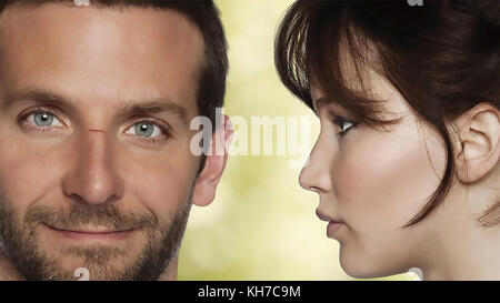SILVER LININGS PLAYBOOK 2012 Weinstein Company Film mit Jennifer Lawrence und Bradley Cooper Stockfoto