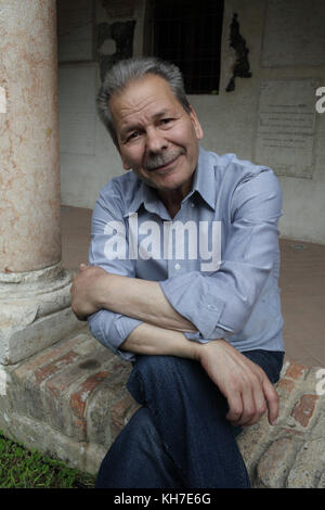 Portrait von faraj bayrakdar (bayraqdar) (Dichter) 06/09/2017 © basso cannarsa/opalea Stockfoto