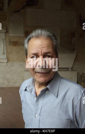 Portrait von faraj bayrakdar (bayraqdar) (Dichter) 06/09/2017 © basso cannarsa/opalea Stockfoto