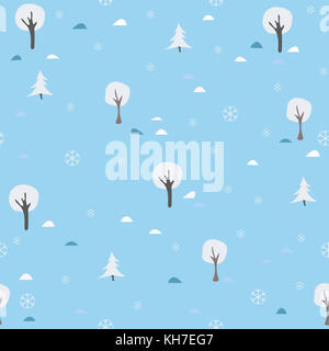 Nahtlose winter Muster. Winter/Weihnachten Collection. Vector Illustration Stockfoto