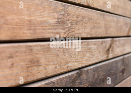 braune Holzplatte Stockfoto