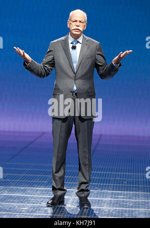 Frankfurt, Deutschland. September 2013. Frankfurt, Deutschland - 13. September 2013: IAA Frankfurt Motor Show mit Daimler CEO Prof. Dr. Dieter Zetsche, Mercedes Benz | Nutzung weltweit Credit: dpa/Alamy Live News Stockfoto