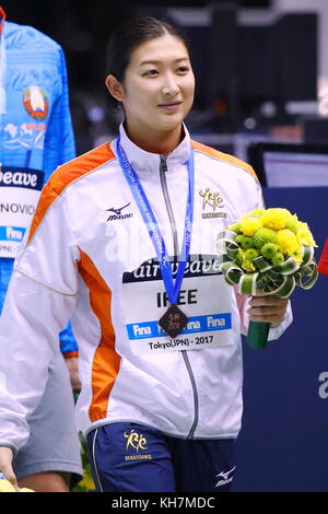 Tatsumi international Swimming Centre, Tokyo, Japan. 14 Nov, 2017. rikako ikee (JPN), 14. November 2017 - Schwimmen: Schwimmen fina Wm Tokio bei tatsumi International Swimming Centre, Tokyo, Japan. Credit: sho Tamura/LBA/alamy leben Nachrichten Stockfoto