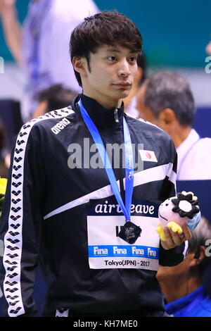 Tatsumi international Swimming Centre, Tokyo, Japan. 14 Nov, 2017. ryosuke Irie (JPN), 14. November 2017 - Schwimmen: Schwimmen fina Wm Tokio bei tatsumi International Swimming Centre, Tokyo, Japan. Credit: sho Tamura/LBA/alamy leben Nachrichten Stockfoto