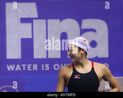 Tatsumi international Swimming Centre, Tokyo, Japan. 14 Nov, 2017. rikako ikee (JPN), 14. November 2017 - Schwimmen: Schwimmen fina Wm Tokio Frauen 50 m Schmetterling Finale bei tatsumi International Swimming Centre, Tokyo, Japan. Credit: sho Tamura/LBA/alamy leben Nachrichten Stockfoto