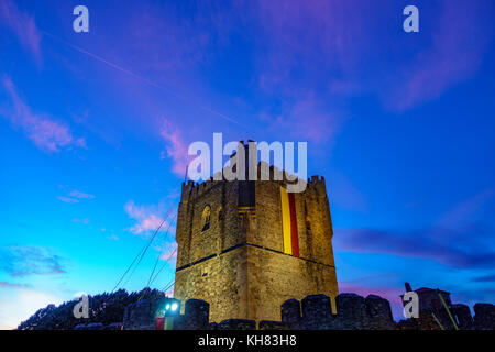 Fort Castillo in braganza in der Dämmerung Stockfoto