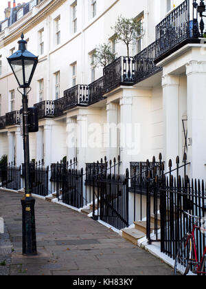 Häuser in Pelham Crescent - London, England Stockfoto