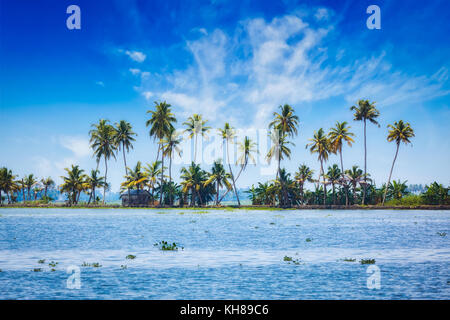 Kerala backwaters Stockfoto