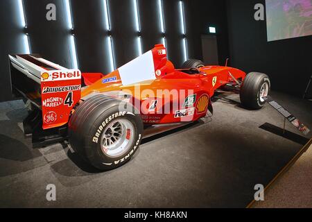 Ferrari unter der Haut Design Museum Stockfoto