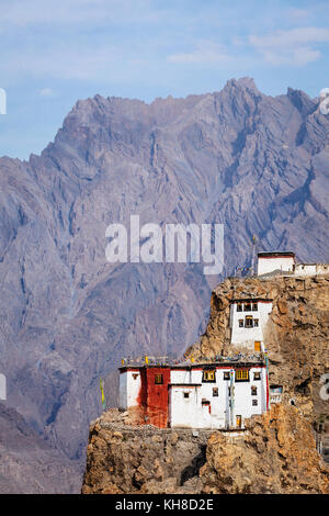 Dhankar gompa Kloster. Himachal Pradesh, Indien Stockfoto