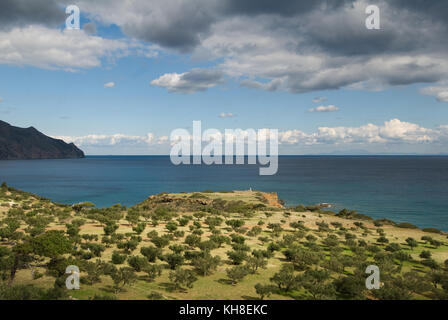Griechenland, Ägäische Inseln, diafani ist ein Dorf und eine Gemeinde auf der Insel Karpathos Stockfoto