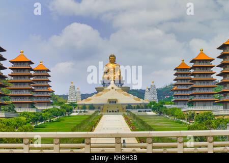 Taiwan Kaohsiung City, foguangshan, Buddha Memorial Center *** local Caption *** Architektur, big, Buddha, foguangshan, Kaohsiung City, Memorial ce Stockfoto