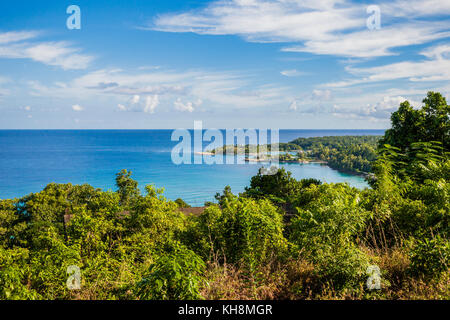 Jamaika tropischen Gewässern grünes Paradies Stockfoto