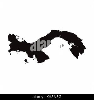 Panama vektor Land Karte Stock Vektor