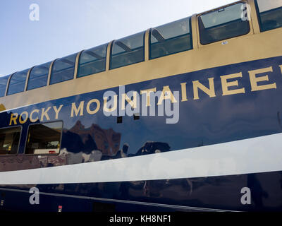 Rocky Mountaineer Detail Bilder Stockfoto