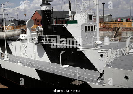 AJAXNETPHOTO. 15. Juni 2009. PORTSMOUTH, England. - M29 KLASSE MONITOR, HMS M.33 IN GEPLANTEN antiken Monument Nr. 1 DRY DOCK IN DER Historic Dockyard. Foto: Jonathan Eastland/AJAX REF: DP 91506 53 Stockfoto