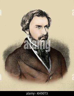 Der französische Komponist Ambroise Thomas, den 5. August 1811 - 12. Februar 1896. Stockfoto