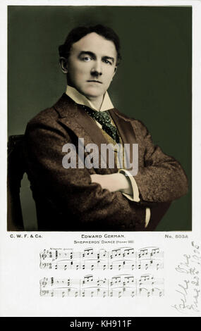 Edward deutscher, englischer Komponist, 1862-1936 Stockfoto