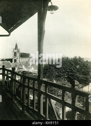 Montfort-l'Amaury, Île-de-France, Frankreich - 1925. Home von Maurice Ravel zu der Zeit. Herr: der französische Komponist, 17. März 1875 - 28. Dezember 1937. Stockfoto