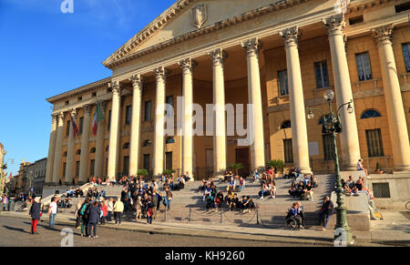 Palazzo Barbieri, Piazza Bra, Verona Stockfoto