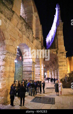 In der Arena von Verona, Arena di Verona Stockfoto