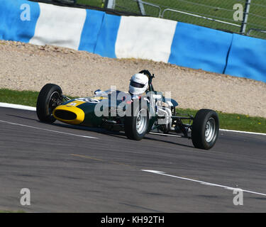 Michael richings, Alexis Mk 15, historische Formel Ford, hscc, Öffner, Samstag, 8. April 2017, Donington Park, Chris mcevoy, Rundstrecke, Cjm Stockfoto