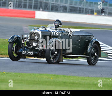 Tim Wadsworth, Lagonda 2 Liter lc Tourer, Standard und geänderten Vor- Sportwagen, vscc, Formel vintage, Runde 1, Silverstone, April 2017, silverston Stockfoto