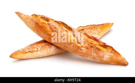 Baguette Pfad isoliert Stockfoto