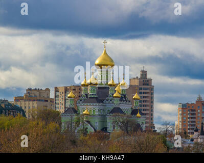 Die orthodoxe Kirche in der Ukraine. pokrowski Kloster in Kiew Kiew - pokrowski Kloster, Kloster der Fürsprache der Mutter Gottes Stockfoto