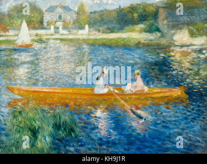 Pierre-Auguste Renoir: Der Skiff (La Yole) - 1875 Stockfoto