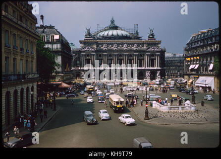 Opéra Garnier, Place de l'Opéra, Paris, Frankreich, 1961 Stockfoto