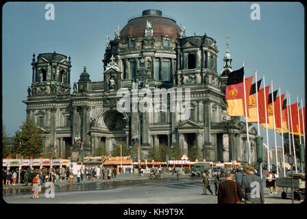 Der Berliner Dom, der Berliner Dom, Ost-Berlin, Deutsche Demokratische Republik, 1961 Stockfoto