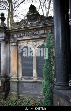 Jüdischer Friedhof Weißensee in Berlin, Deutschland Stockfoto