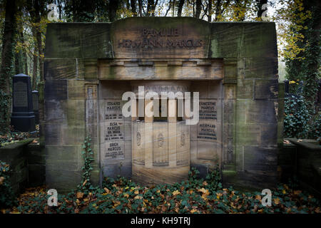 Jüdischer Friedhof Weißensee in Berlin, Deutschland Stockfoto