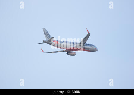 Chiang Mai, Thailand - 10. November 2017: VN-a568 von jetstar Pacific Airlines. von chiangmai Flughafen Dong Hoi An, Vietnam. Stockfoto