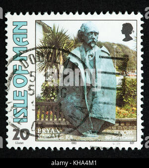 Insel Man Briefmarke Stockfoto