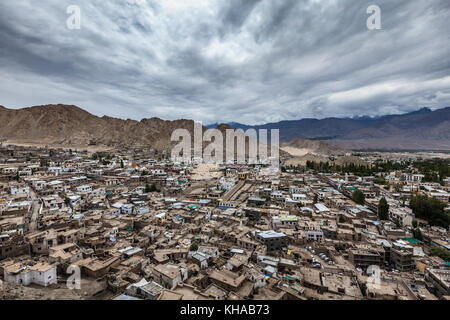 Blick auf Leh. Ladakh, Indien Stockfoto