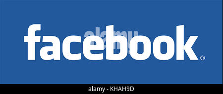Facebook Logo, Social Network Stockfoto